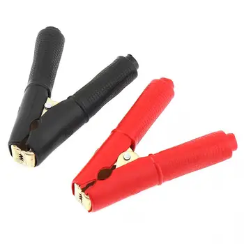 2 Pcs Car Battery Alligator Clip 100A 90mm Pure Copper Car Vehicle Battery Test Alligator Clips with Soft Silica Gel
2 Pcs Car Battery Alligator Clip 100A 90mm Pure Copper Car Vehicle Battery Test Alligator Clips with Soft Silica Gel