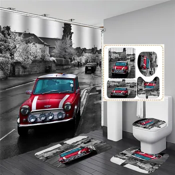 Vintage Car Old Printing Pattern Shower Curtain Set Waterproof +Non-slip Mat Toilet Bathroom Home Decor
Vintage Car Old Printing Pattern Shower Curtain Set Waterproof +Non-slip Mat Toilet Bathroom Home Decor