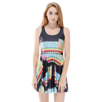 New Product Listing Personality Chemistry Element Periodic Table Dress Digital Printing Pleated Jumpsuit Skirt Chemical
New Product Listing Personality Chemistry Element Periodic Table Dress Digital Printing Pleated Jumpsuit Skirt Chemical