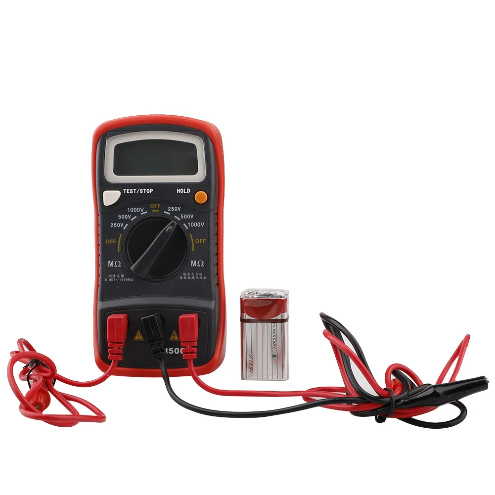 Resistance Megohmmeter Multimeter Digital Insulation BM500A 1000V 1999M Professional Test Tools for Current Voltage Testing New
Resistance Megohmmeter Multimeter Digital Insulation BM500A 1000V 1999M Professional Test Tools for Current Voltage Testing New