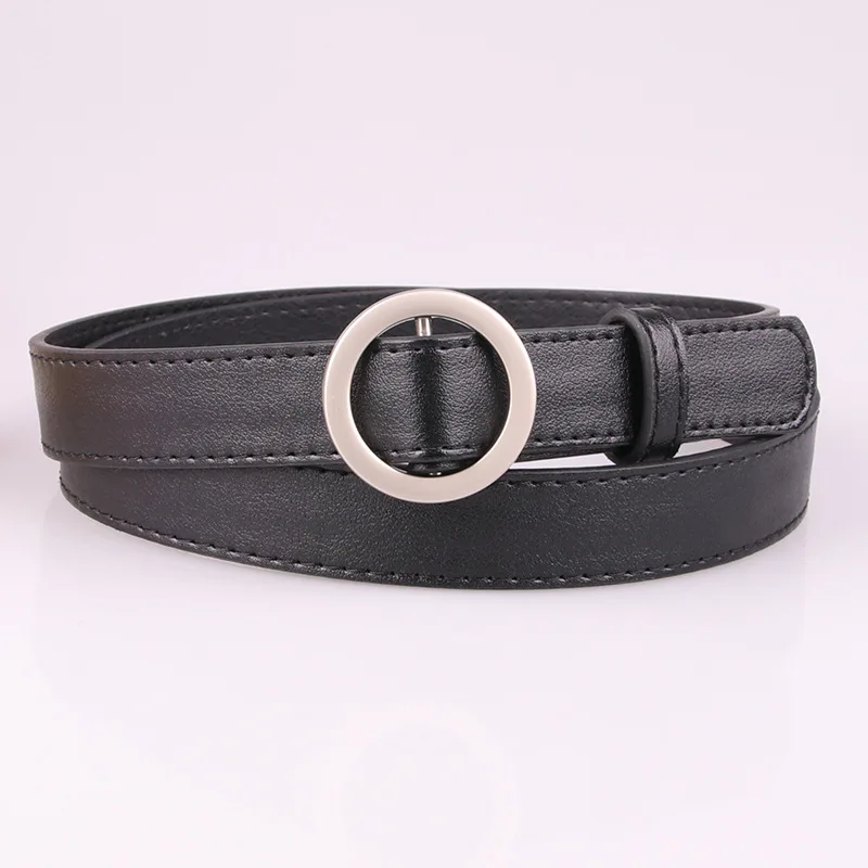 Belt Female Non-Porous Free Adjustment Non-Porous Simple Wild Student Retro Gold Hole Round Buckle Ladies Small Belt
Belt Female Non-Porous Free Adjustment Non-Porous Simple Wild Student Retro Gold Hole Round Buckle Ladies Small Belt