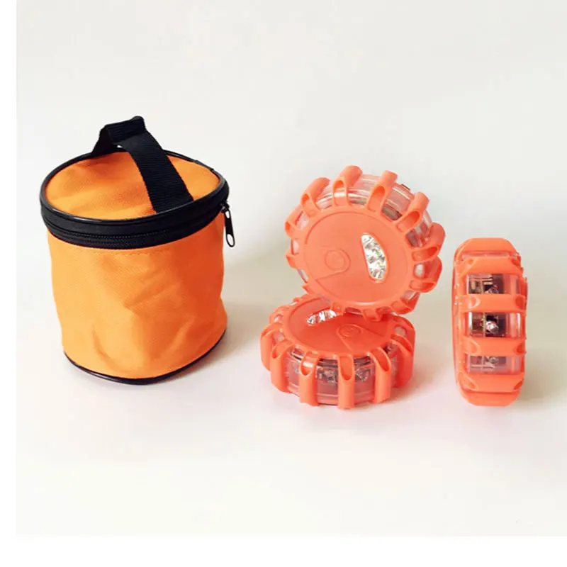 LED Road Flares Emergency Lights Roadside Safety Beacon Disc Flashing Warning Flare Kit with Magnetic Base & Hook for Car Boats
LED Road Flares Emergency Lights Roadside Safety Beacon Disc Flashing Warning Flare Kit with Magnetic Base & Hook for Car Boats
