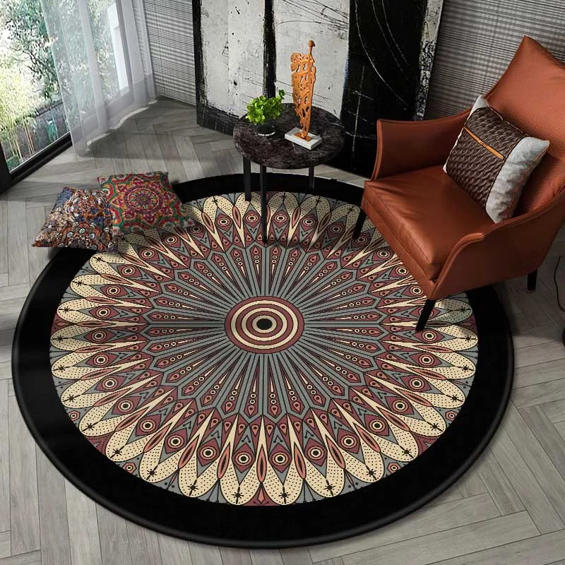 Nordic Ethnic Wind Series Crystal Plush Round Carpet for Living Room End Table Area Printing Rug Children Cloakroom Carpets
Nordic Ethnic Wind Series Crystal Plush Round Carpet for Living Room End Table Area Printing Rug Children Cloakroom Carpets