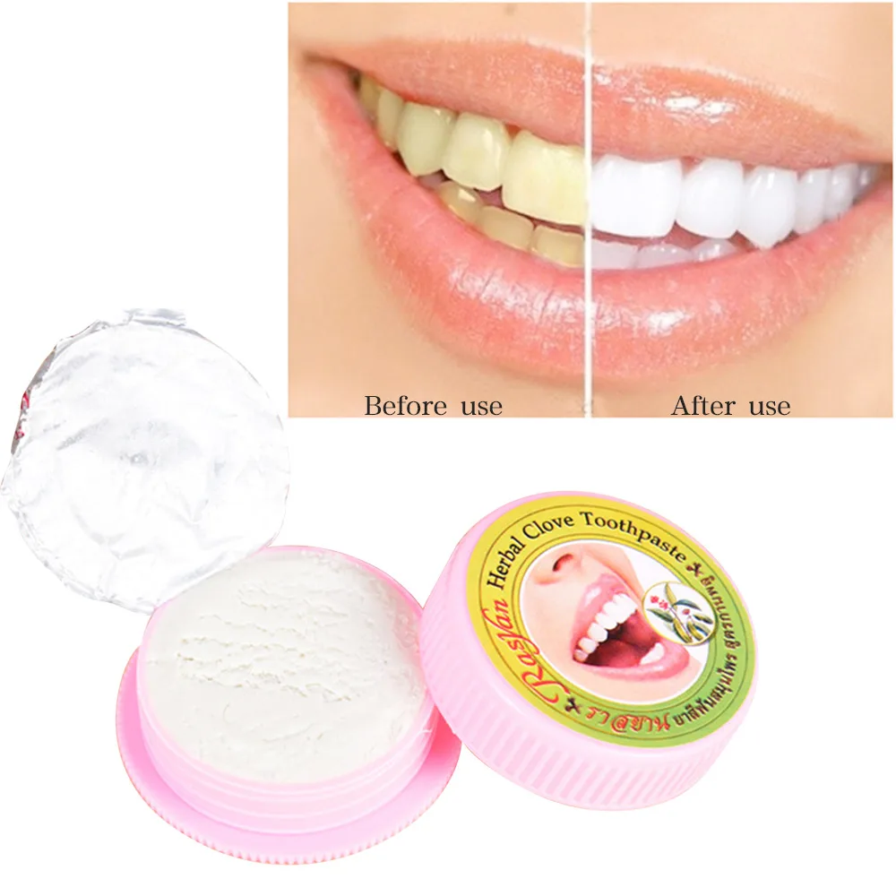 New Whitening Tooth Powder Herbal Toothpaste Herbal Teeth Whitening Agent Natural Thai Toothpaste Potent Tooth Formula
New Whitening Tooth Powder Herbal Toothpaste Herbal Teeth Whitening Agent Natural Thai Toothpaste Potent Tooth Formula