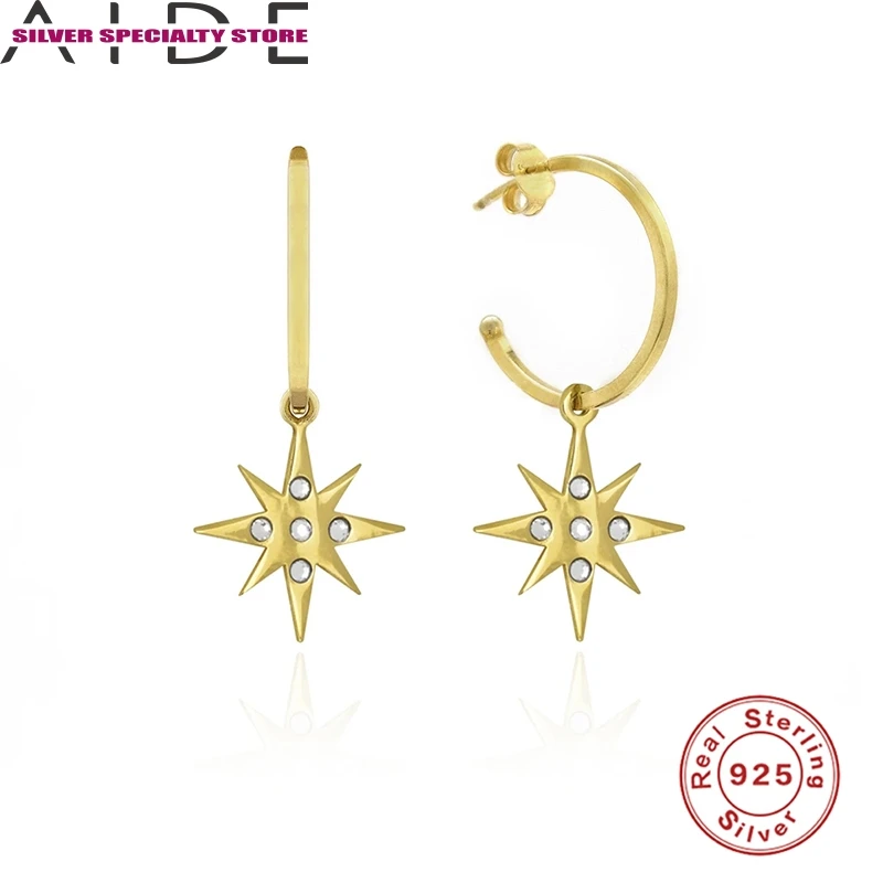 AIDE Octagonal Star Diamond Earrin For Women 925 Silver 2020 Earring Fashionable Stud Earrings Jewelry Pendientes Brincos Aretes
AIDE Octagonal Star Diamond Earrin For Women 925 Silver 2020 Earring Fashionable Stud Earrings Jewelry Pendientes Brincos Aretes