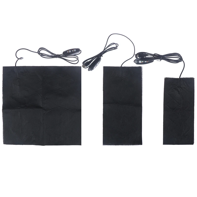 3 Styles USB Heating Film Electric Winter Heat Fever Mat 5V Carbon Fiber Pad Hand Warmer for Waist Cushion with switch
3 Styles USB Heating Film Electric Winter Heat Fever Mat 5V Carbon Fiber Pad Hand Warmer for Waist Cushion with switch