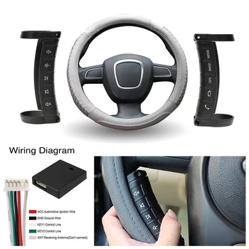 Universal Multi-function Car DVD GPS Player Wireless Remote Controller, Steering Wheel Remote Control Button
Universal Multi-function Car DVD GPS Player Wireless Remote Controller, Steering Wheel Remote Control Button