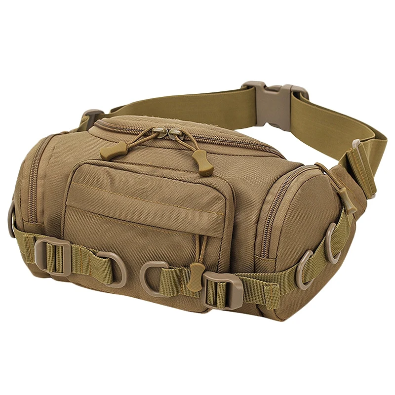 TOP!-Large Fanny Pack for Men and Women Camo Waist Bag for Travel, Fishing Tackle Bag, Hunting, and Hiking Pack Khaki 
TOP!-Large Fanny Pack for Men and Women Camo Waist Bag for Travel, Fishing Tackle Bag, Hunting, and Hiking Pack Khaki