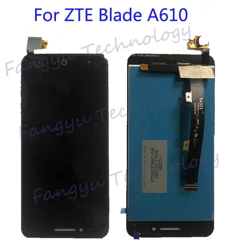 Original LCD For ZTE Blade A610 LCD Display Touch Screen Digitizer Replacement A610C LCD 5" 100% Test Work Screen
Original LCD For ZTE Blade A610 LCD Display Touch Screen Digitizer Replacement A610C LCD 5" 100% Test Work Screen