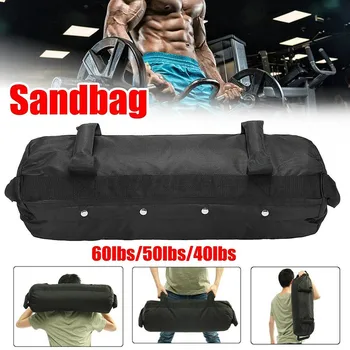 Newly 40/50/60 LBS Fitness Weight Sandbag Heavy Duty Workout Training Exercise Adjustable Sports 
Newly 40/50/60 LBS Fitness Weight Sandbag Heavy Duty Workout Training Exercise Adjustable Sports
