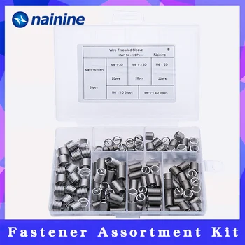 120Pcs/lot M6*1*1D-3D DIN8140 Wire Thread Insert M6 Screw Bushing Wire Screw Sleeve Thread Repair 304 Stainless Steel Kit HW114
120Pcs/lot M6*1*1D-3D DIN8140 Wire Thread Insert M6 Screw Bushing Wire Screw Sleeve Thread Repair 304 Stainless Steel Kit HW114