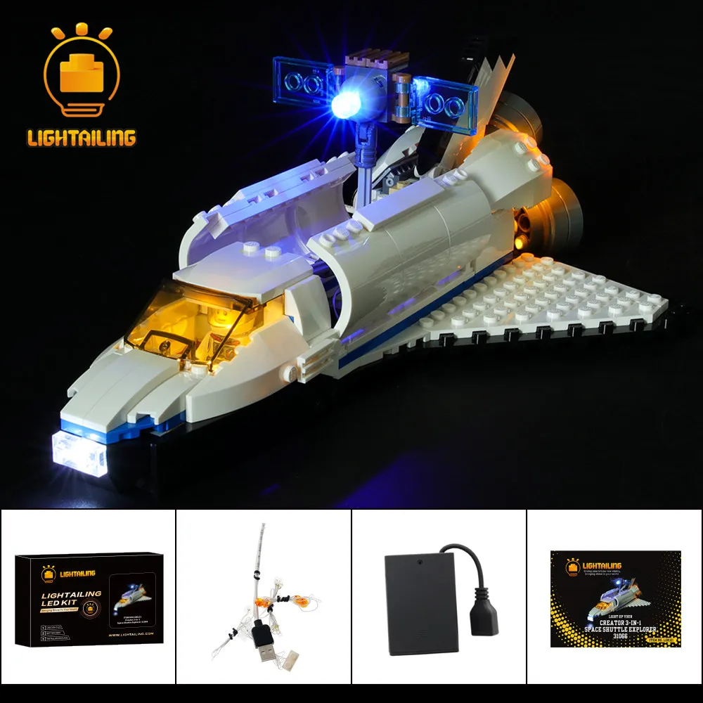 LIGHTAILING LED Light Kit For 31066 Space Shuttle Explorer Lighting Set (NOT Include The Model) | Игрушки и хобби