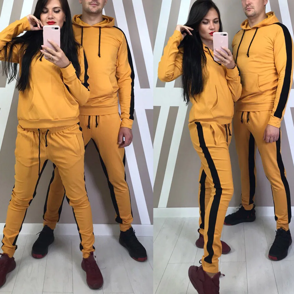 Tracksuit women 2 piece set women's sweat suit костюм женский костюмы Solid Hooded Long sleeve pullover stripe Sweatshirt #3 
Tracksuit women 2 piece set women's sweat suit костюм женский костюмы Solid Hooded Long sleeve pullover stripe Sweatshirt #3