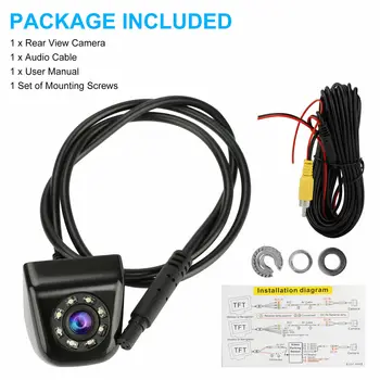 Reverse Reverse Camera Reversing Rear View Camera Wide Viewing Accessory Assistant With Cable Cable
Reverse Reverse Camera Reversing Rear View Camera Wide Viewing Accessory Assistant With Cable Cable
