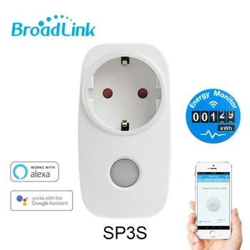 Broadlink SP3S EU Energy Monitor Timer Plug Wifi Power Socket Plug Work With Alexa Echo Google Home For Smart Home Automation
Broadlink SP3S EU Energy Monitor Timer Plug Wifi Power Socket Plug Work With Alexa Echo Google Home For Smart Home Automation