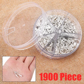 1900pcs Metal Terminal Block Uninsulated Ferrules 0.5mm2 - 2.5mm2 Assortment Cold-Pressed Electric Wire Terminal Block Ferrules
1900pcs Metal Terminal Block Uninsulated Ferrules 0.5mm2 - 2.5mm2 Assortment Cold-Pressed Electric Wire Terminal Block Ferrules