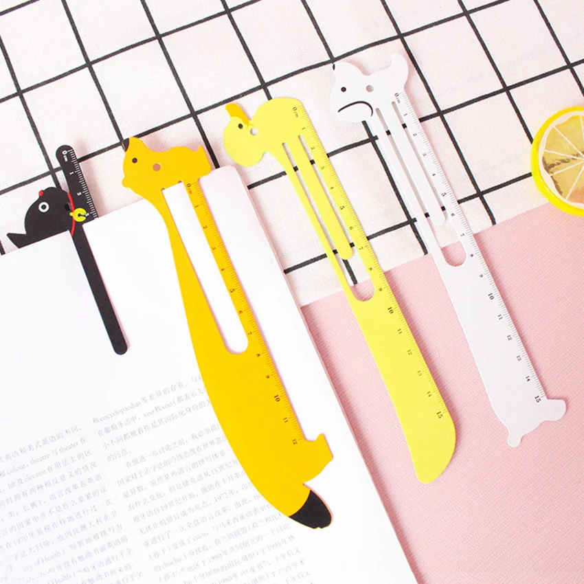 15cm Cartoon Metal Ruler Student Stationery Cute Animal Measuring Tool Dual-use Bookmarks Straight Ruler Kids Learning Supplies
15cm Cartoon Metal Ruler Student Stationery Cute Animal Measuring Tool Dual-use Bookmarks Straight Ruler Kids Learning Supplies