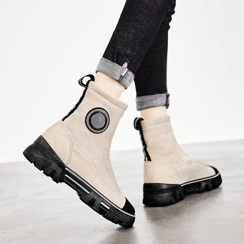 2019 Winter Martin Boots Versatile Warm plus Velvet WOMEN'S Boots Student Korean-style INS Cotton-padded Shoes Foot Covering WOM
2019 Winter Martin Boots Versatile Warm plus Velvet WOMEN'S Boots Student Korean-style INS Cotton-padded Shoes Foot Covering WOM