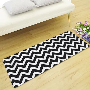 Black And White Striped Long Floor Mat Home Living Room Decoration Rug Carpet Entrance Door Door Kitchen Mat Non-slip Absorbent
Black And White Striped Long Floor Mat Home Living Room Decoration Rug Carpet Entrance Door Door Kitchen Mat Non-slip Absorbent