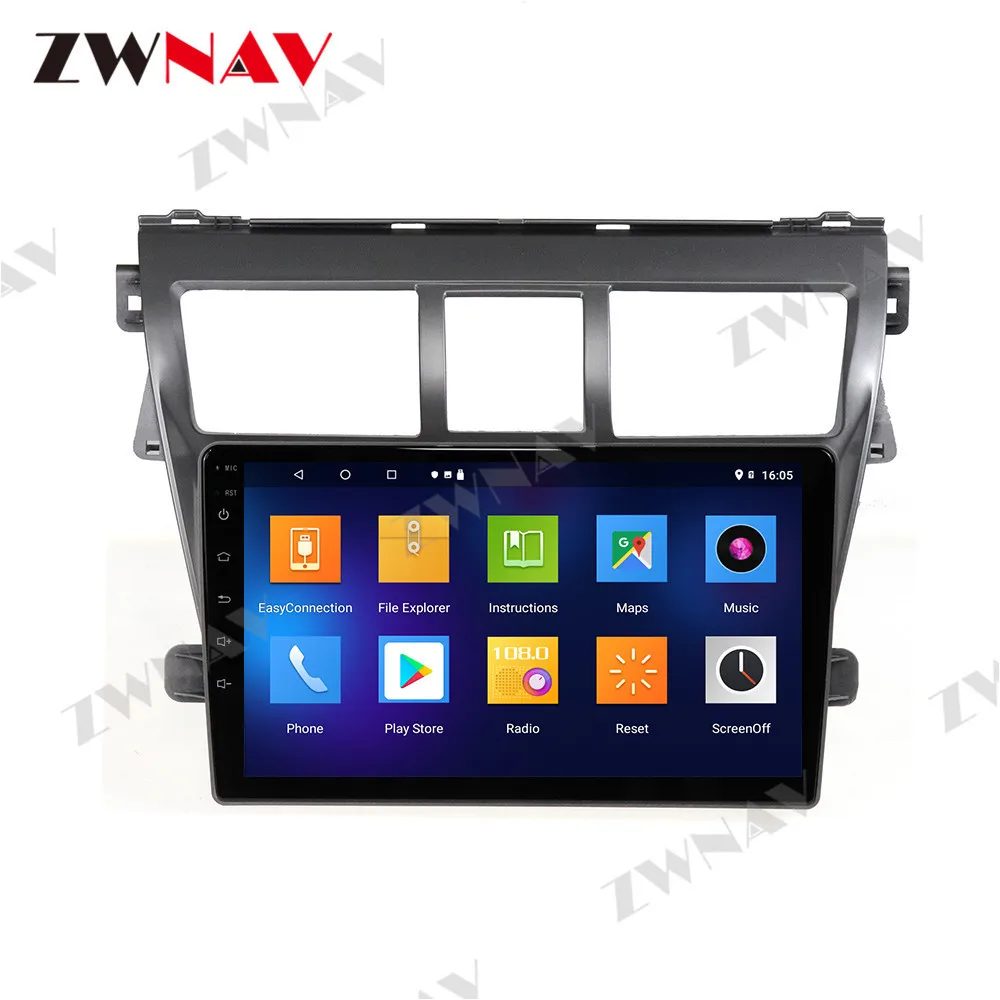 ZWNAV 9'' Android10 Car Multimedia Player Stereo Radio GPS Navigation for Toyota Vios Yaris 2008-2013 Navigation Head BT
ZWNAV 9'' Android10 Car Multimedia Player Stereo Radio GPS Navigation for Toyota Vios Yaris 2008-2013 Navigation Head BT