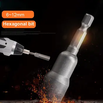 Hexagonal Handle Drill Chrome Vanadium Steel Multi Function Hand Tools Torque Wrench Magnetic Nut Driver Portable Silver Repair
Hexagonal Handle Drill Chrome Vanadium Steel Multi Function Hand Tools Torque Wrench Magnetic Nut Driver Portable Silver Repair
