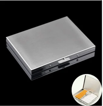 New Stainless Steel Cigarette Case Cigarette Case Holder Box Modern Cigarette Cases Temperament Decoration
New Stainless Steel Cigarette Case Cigarette Case Holder Box Modern Cigarette Cases Temperament Decoration