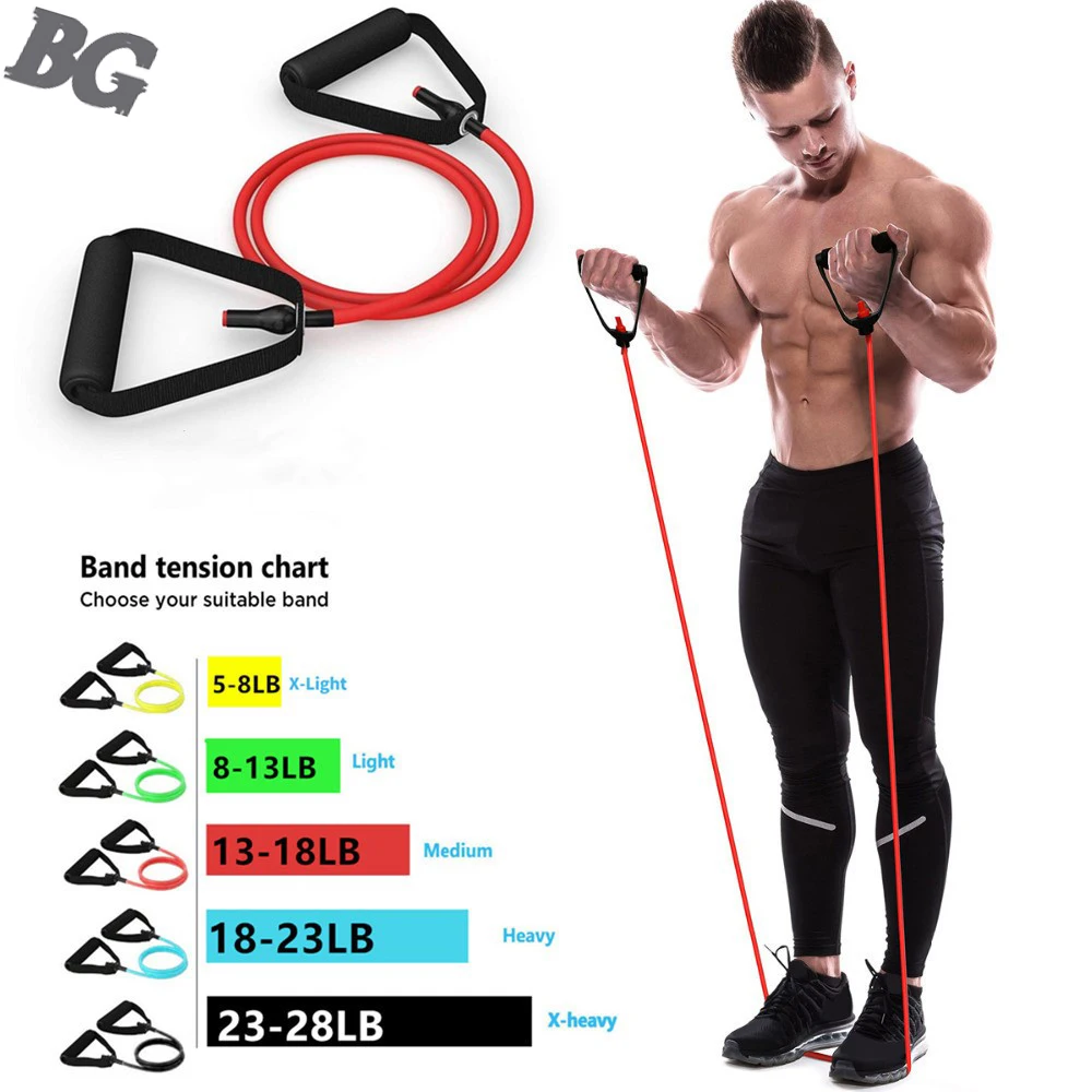 5 Levels Resistance Bands with Handles Yoga Pull Rope Elastic Fitness Exercise Tube Band for Home Workouts Strength Training
5 Levels Resistance Bands with Handles Yoga Pull Rope Elastic Fitness Exercise Tube Band for Home Workouts Strength Training