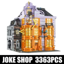 3363 Pieces Creative MOC Streetview Toys Magic Joke Shop Assembly Building Blocks Bricks For Kids Brain Game Model Gifts
3363 Pieces Creative MOC Streetview Toys Magic Joke Shop Assembly Building Blocks Bricks For Kids Brain Game Model Gifts