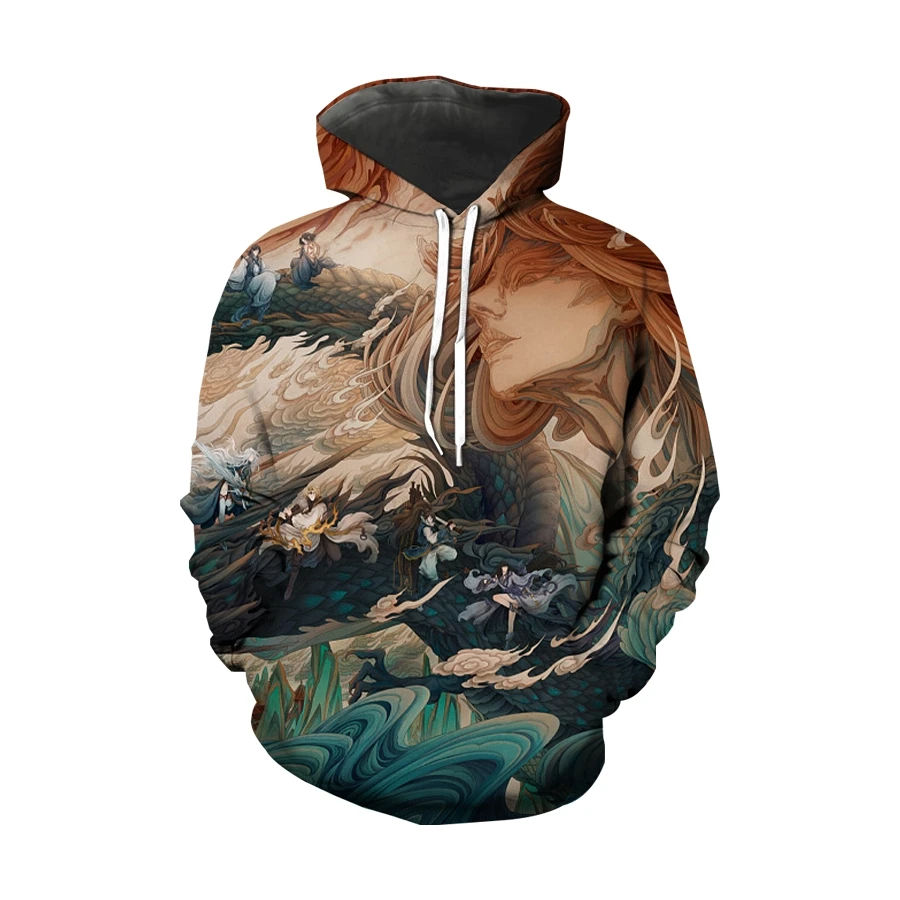 New creative design 3D Chinese style print "Shan Hai Jing" dragon pattern pullover hoodie hip hop street art large size s-6xl
New creative design 3D Chinese style print "Shan Hai Jing" dragon pattern pullover hoodie hip hop street art large size s-6xl