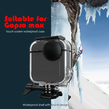 Waterproof Shell Sufficient Enduring Ruggedness Tempered Film Lens Protective Covers Set for GoPro Max Camera
Waterproof Shell Sufficient Enduring Ruggedness Tempered Film Lens Protective Covers Set for GoPro Max Camera