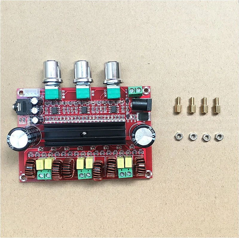 2.1 -channel power digital power amplifier board TPA3116D2 power 80 w * 2 + 100 w
2.1 -channel power digital power amplifier board TPA3116D2 power 80 w * 2 + 100 w