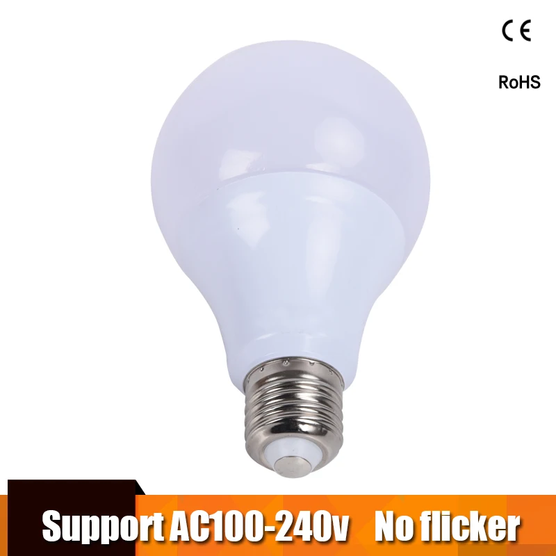 Real Power LED Bulb E27 Lampada Ampoule Bombilla 3W 6W 9W 12W 15W 18W 21W Lamp 220V Cold/Warm White Led Spotlight|led lamp 220v|led lamplamp 220v |