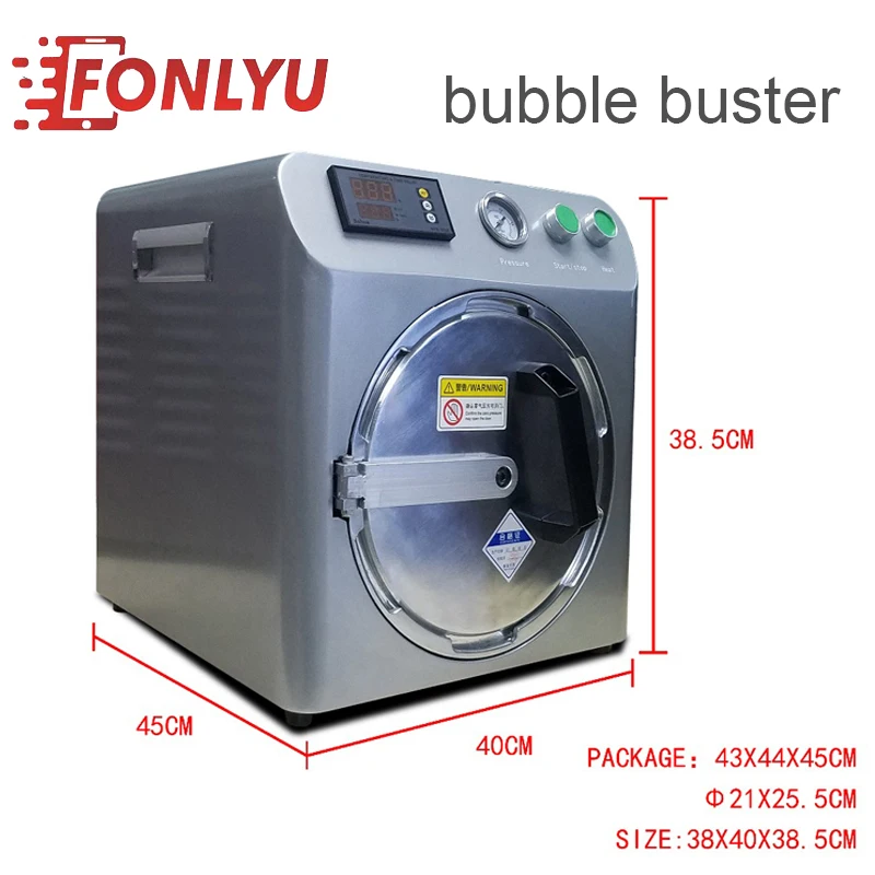 

Q4 110/220V Bubble Remove Machine Autoclave Debubble Machine For LCD OCA Lamination Phone Repair Tools Repair Tool Sets