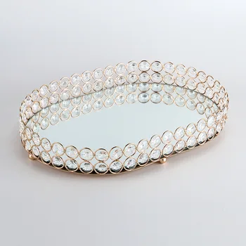 Gold Storage Tray Metal Iron Dessert Trays Fruit Plate Jewelry Display Holder Desktop Makeup Organizer Home Party Decor
Gold Storage Tray Metal Iron Dessert Trays Fruit Plate Jewelry Display Holder Desktop Makeup Organizer Home Party Decor