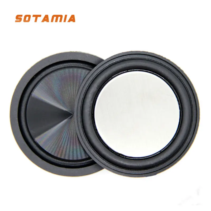 SOTAMIA 2Pcs 61MM Subwoofer Passive Radiator Diaphragm DIY Audio Speaker Driver Accessories Parts Woofer Rubber Vibration Plate
SOTAMIA 2Pcs 61MM Subwoofer Passive Radiator Diaphragm DIY Audio Speaker Driver Accessories Parts Woofer Rubber Vibration Plate
