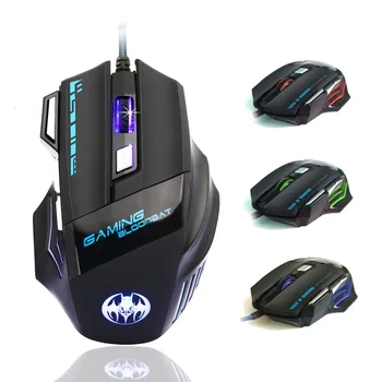 Professional Wired Gaming Mouse 7 Button 5500 DPI LED Optical USB Computer Mouse Gamer Mice X7 Game Mouse
Professional Wired Gaming Mouse 7 Button 5500 DPI LED Optical USB Computer Mouse Gamer Mice X7 Game Mouse