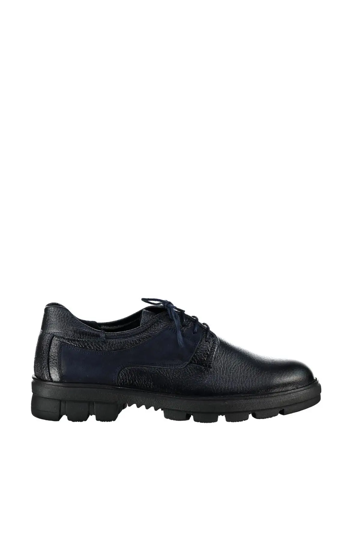 Мужские туфли из натуральной кожи с жемчугом темно-синие 120130003119 | Обувь