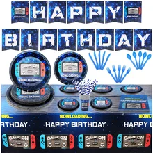 Game Party Supplies Set - Game Decorations and Tableware Large Video Game Happy Birthday Banner Disposable Tableware
Game Party Supplies Set - Game Decorations and Tableware Large Video Game Happy Birthday Banner Disposable Tableware