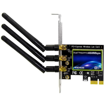 Home Wireless Network Card Internal High Speed PCI Express Wifi Adapter Internet Office Accessories 450Mbps Desktop Dual Band
Home Wireless Network Card Internal High Speed PCI Express Wifi Adapter Internet Office Accessories 450Mbps Desktop Dual Band