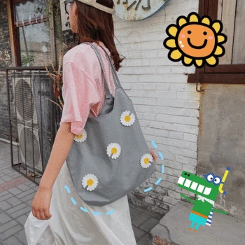 2020 NEW women bag cute Canvas purses and handbags Small daisies ladies hand bags Flowers Shoulder Bags tote bags for women
2020 NEW women bag cute Canvas purses and handbags Small daisies ladies hand bags Flowers Shoulder Bags tote bags for women