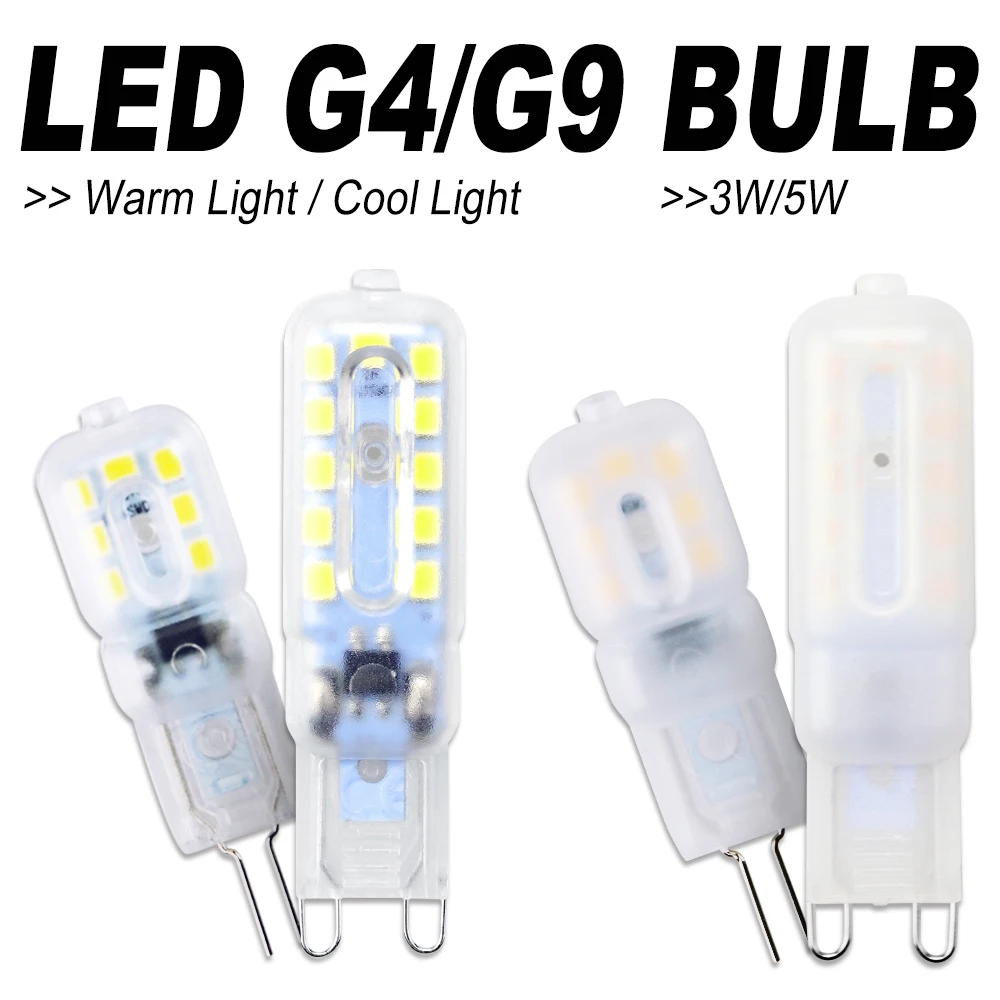 WENNI LED Bulb G9 220V Mini G4 LED Lamp Dimmable Candle Light Corn Bulb 3W 5W Chandelier LED Lighting Replace Halogen Lamp 2835
WENNI LED Bulb G9 220V Mini G4 LED Lamp Dimmable Candle Light Corn Bulb 3W 5W Chandelier LED Lighting Replace Halogen Lamp 2835