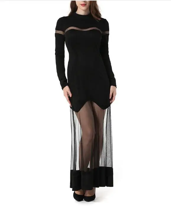 2022 Women O Neck Summer Stitching vestidos Dress Black Short Sexy Mesh Sleeve Dresses Casual Mini
2022 Women O Neck Summer Stitching vestidos Dress Black Short Sexy Mesh Sleeve Dresses Casual Mini