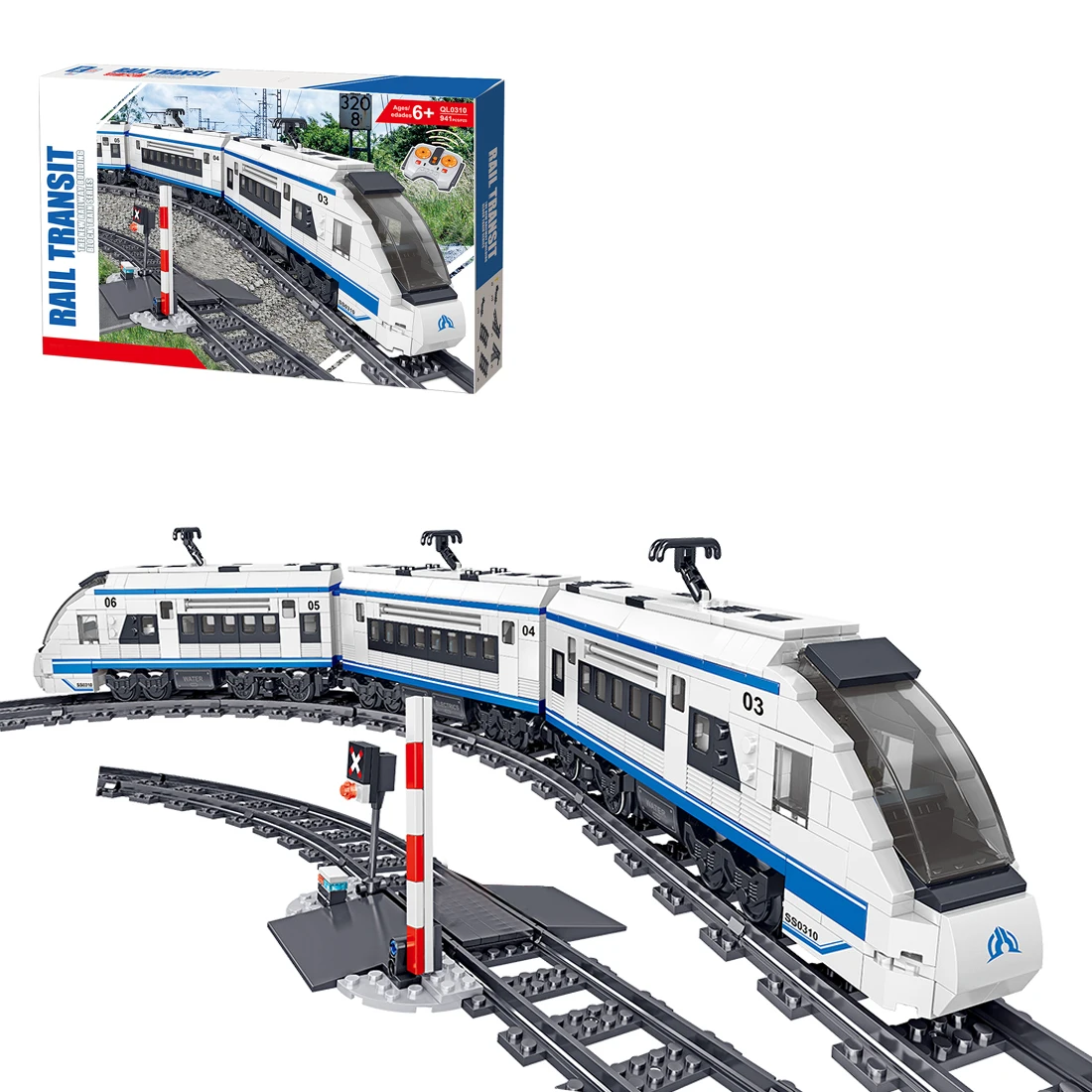 941Pcs Harmony High Speed Train Model MOC Train Toy Small Particle Building Block Kit Gift For 8+
941Pcs Harmony High Speed Train Model MOC Train Toy Small Particle Building Block Kit Gift For 8+