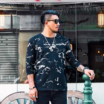 Fat Man Long Sleeve T T-shirt Tide Brand Big size Men's Wear Plus Fat Plus Large Size Fat Backing Shirt Loose Round Neck
Fat Man Long Sleeve T T-shirt Tide Brand Big size Men's Wear Plus Fat Plus Large Size Fat Backing Shirt Loose Round Neck