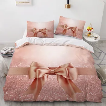 3D Gift Quilt Cover Sets Custom Design Pink Comforther Cases Pillow Cover 200*230cm Full Twin King Double Size White Bedding Set
3D Gift Quilt Cover Sets Custom Design Pink Comforther Cases Pillow Cover 200*230cm Full Twin King Double Size White Bedding Set