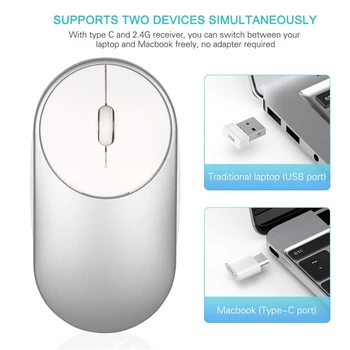 Type C Wireless Mouse, 2.4G Wireless Mouse USB C Computer Mice with USB and Type C Receiver Compatible with Notebook, Computer,
Type C Wireless Mouse, 2.4G Wireless Mouse USB C Computer Mice with USB and Type C Receiver Compatible with Notebook, Computer,