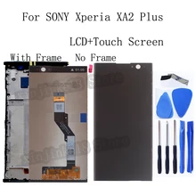 Écran tactile LCD de remplacement, 6.0 pouces, pour SONY Xperia XA2 Plus=