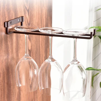 Creative Wine Glass Rack 2 Rows Hanging Upside Down Stemware Hanger Holder Storage Shelf for Kitchen Living
Creative Wine Glass Rack 2 Rows Hanging Upside Down Stemware Hanger Holder Storage Shelf for Kitchen Living