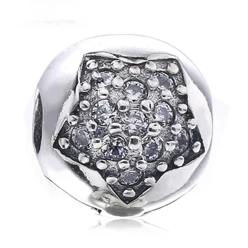 Authentic 925 Sterling Silver Bead Charm Crystal Star Clip Lock Stopper Bead Fit Bracelet Bangle DIY Jewelry
Authentic 925 Sterling Silver Bead Charm Crystal Star Clip Lock Stopper Bead Fit Bracelet Bangle DIY Jewelry
