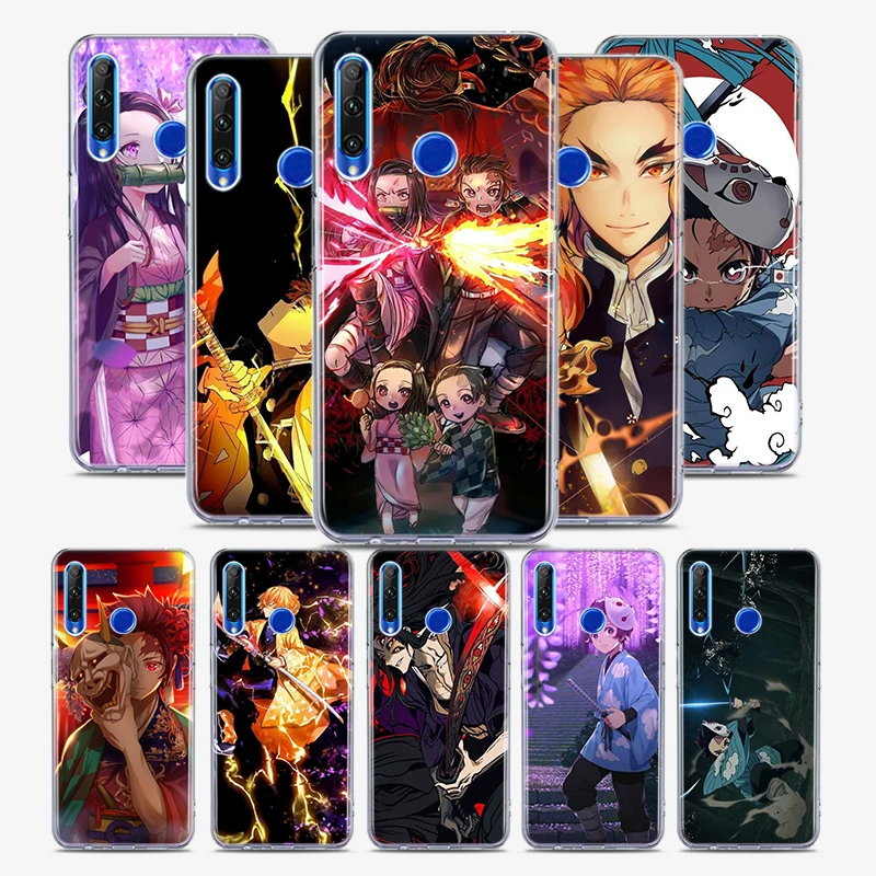 Демон убийца Kimetsu без Yaiba силиконовый чехол для Honor 30 30S 30i 9 10 9A 9C 9S 9N 10i 10X 9X Lite рro 5G